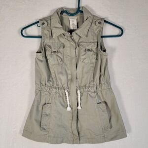 Aspen Kids Cargo Dress In Khaki, Size 7